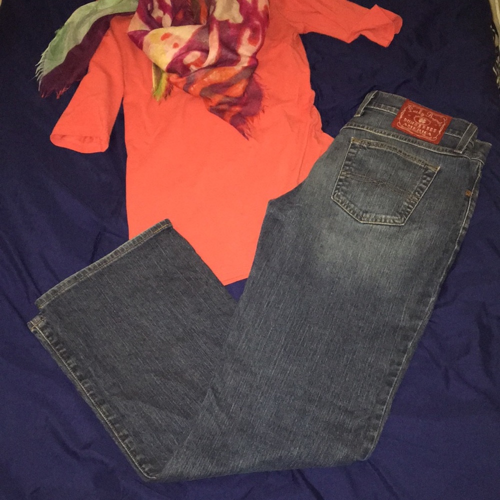Lucky Midrise Flare 10/30 Regular Dungarees Jeans